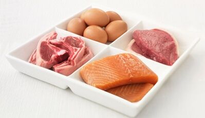 Grundprinzipien der Ernährung bei einer Proteindiät.